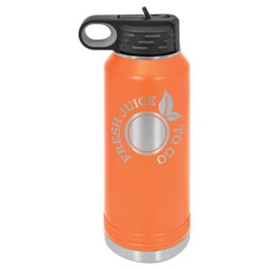 Stainless Steel Water Bottle 32 Oz With Option For Engraving Coral 7