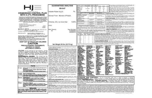 Howard Johnson Crabgrass Control Plus 00 00 07 2