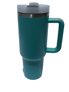 Woodys Premium 40oz Stainless Steel Handle Cup With Straw 2