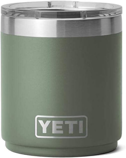Yeti Rambler Stackable Lowball Tumbler with Magslider Lid - 10 oz - Camp  Green - Grange Co-op