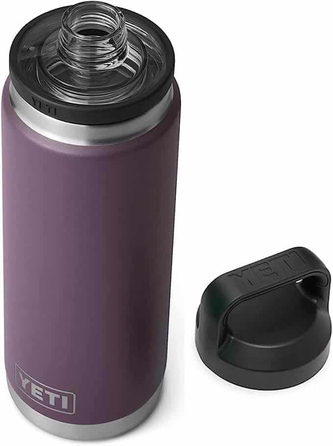  YETI Rambler 18 oz Bottle, Vacuum Insulated, Stainless Steel  with TripleHaul Cap, Black
