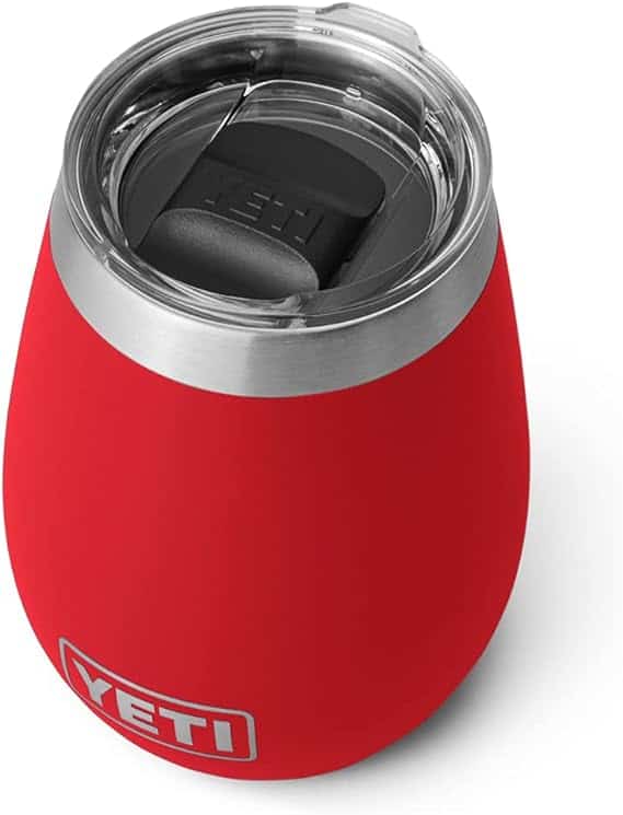 Yeti 10oz Wine Tumbler With Magslider Lid Rescue Red