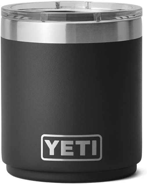 Yeti Rambler 10 Oz Stackable Lowball 20 With Magslider Lid Black