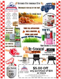 2023 Fall Feed Sale