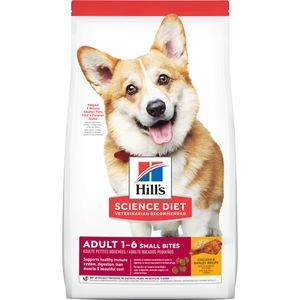 Hill Science Diet Adult Small Bites Dog Food Chicken Barley Recipe 5lb Bag 2