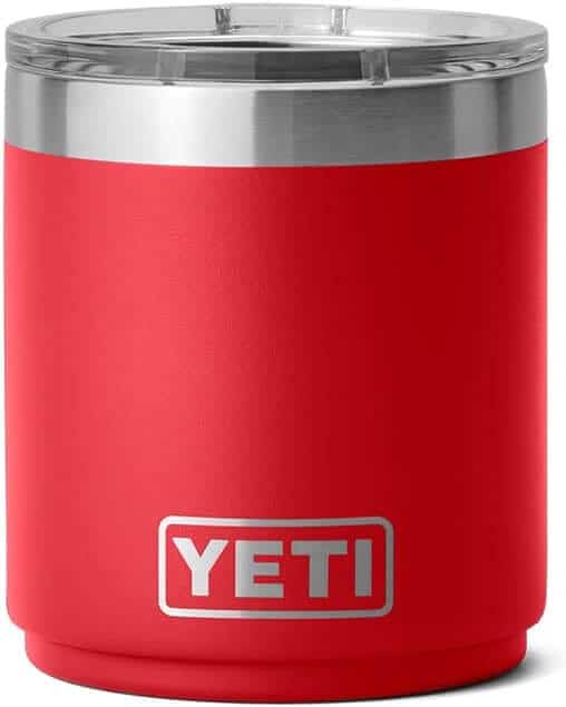 Yeti Rambler 10 Oz Stackable Lowball 20 With Magslider Lid Rescue Red 2