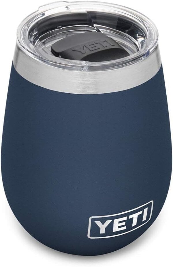 Yeti Rambler 10oz Wine Tumbler With Magslider Lid Navy 2