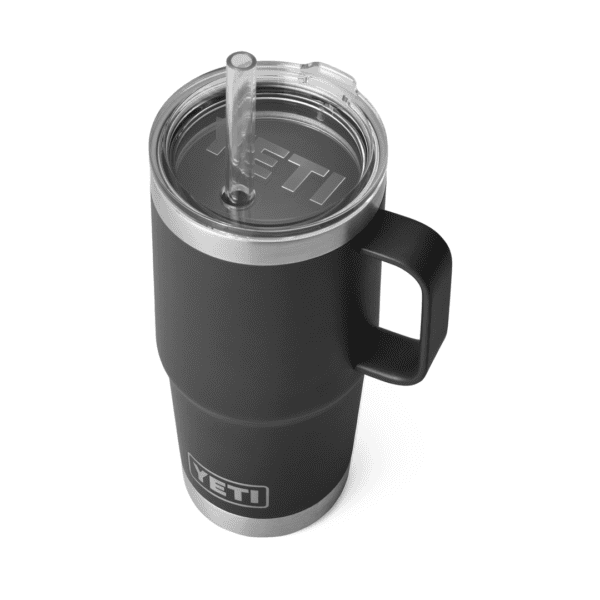 Yeti Rambler 25oz Straw Mug Black