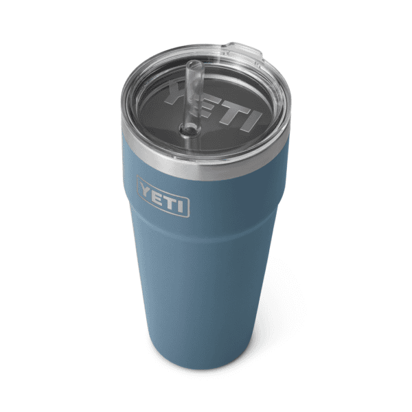 Yeti Rambler 26oz Straw Cup With Straw Lid Nordic Blue