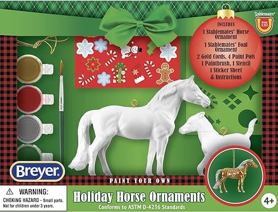 Breyer Horses 2023 Holiday Collection Paint Your Own Ornament Model 700731