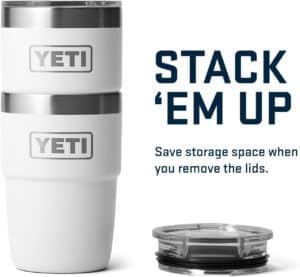 Yeti Rambler 8oz Stackable Cup Chartreuse 2