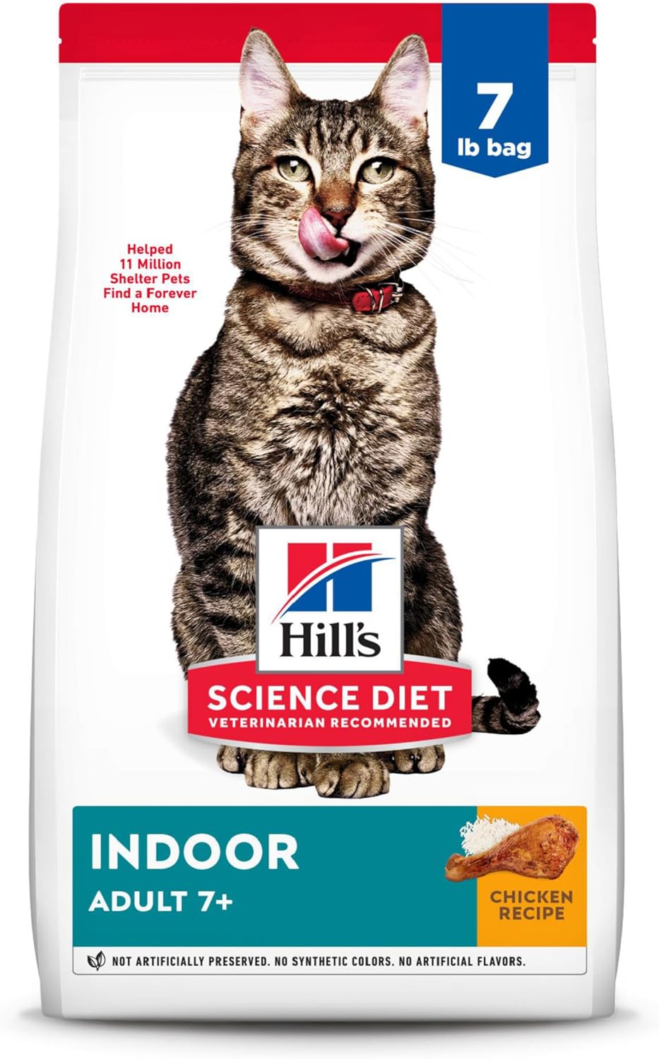 Hills Science Diet-Indoor Adult Cat Food-7LB Bag