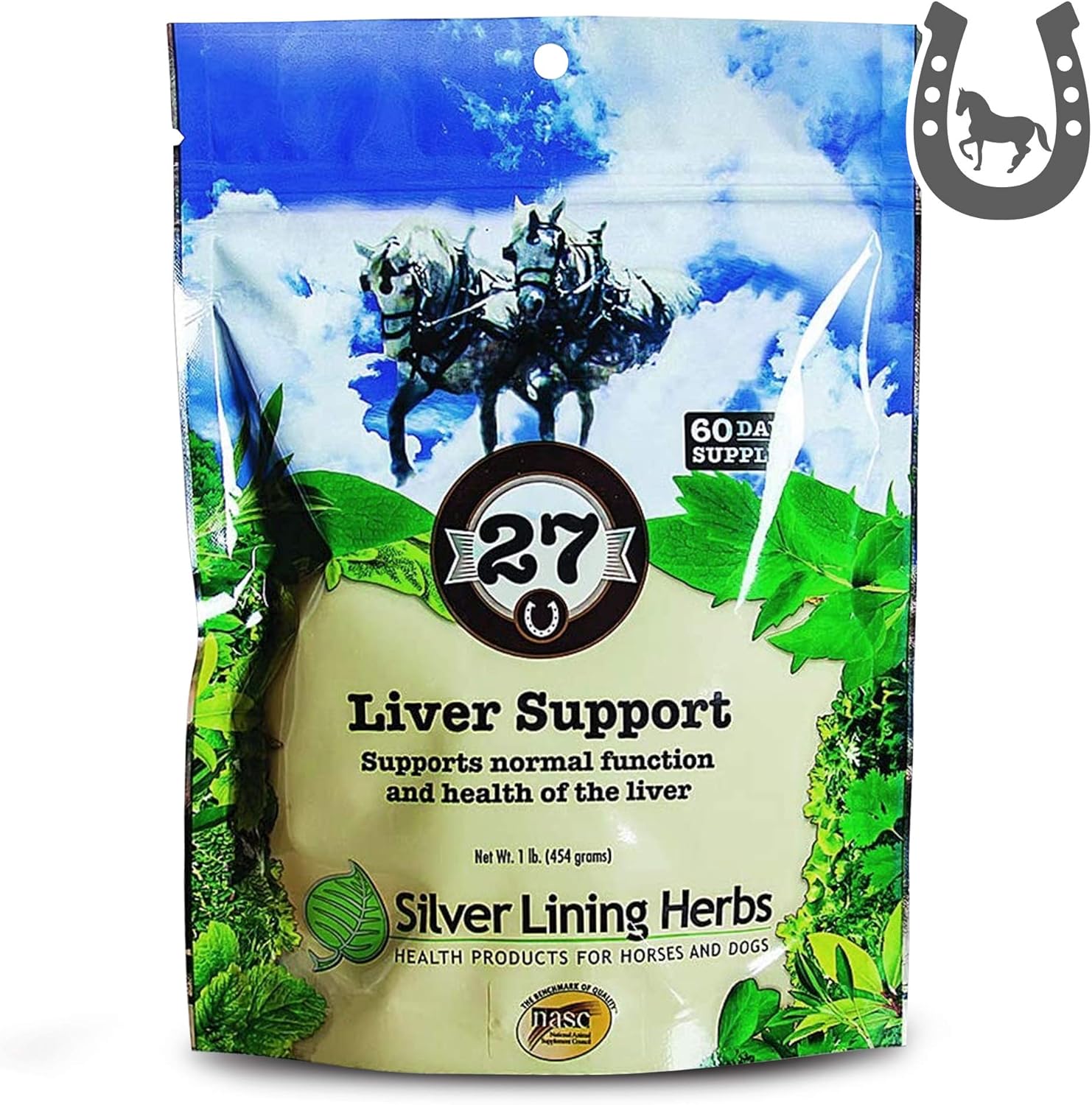 Silver Lining Herbs-27 Liver Support For Horses