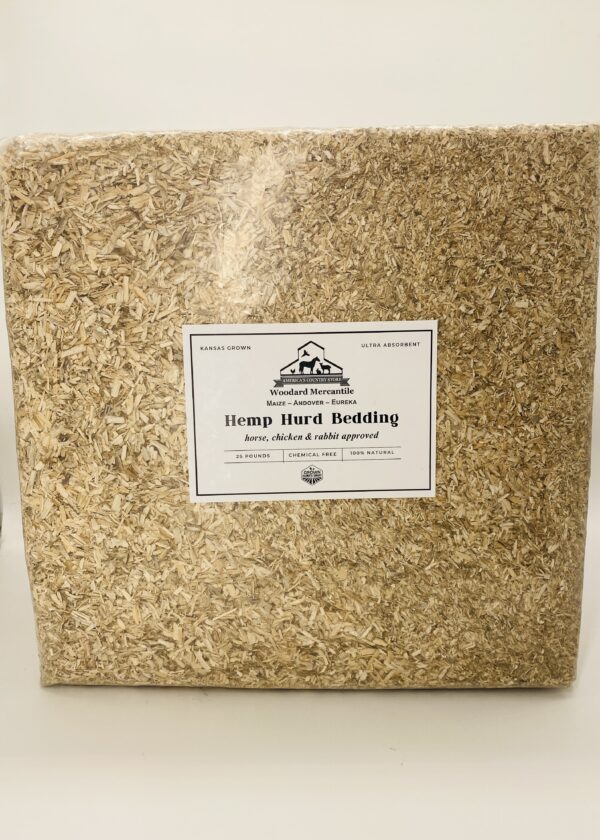 Woodard Mercantile Hemp Hurd Bedding For Animals. 25lb bag.