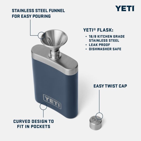 YETI 7oz Flask Details