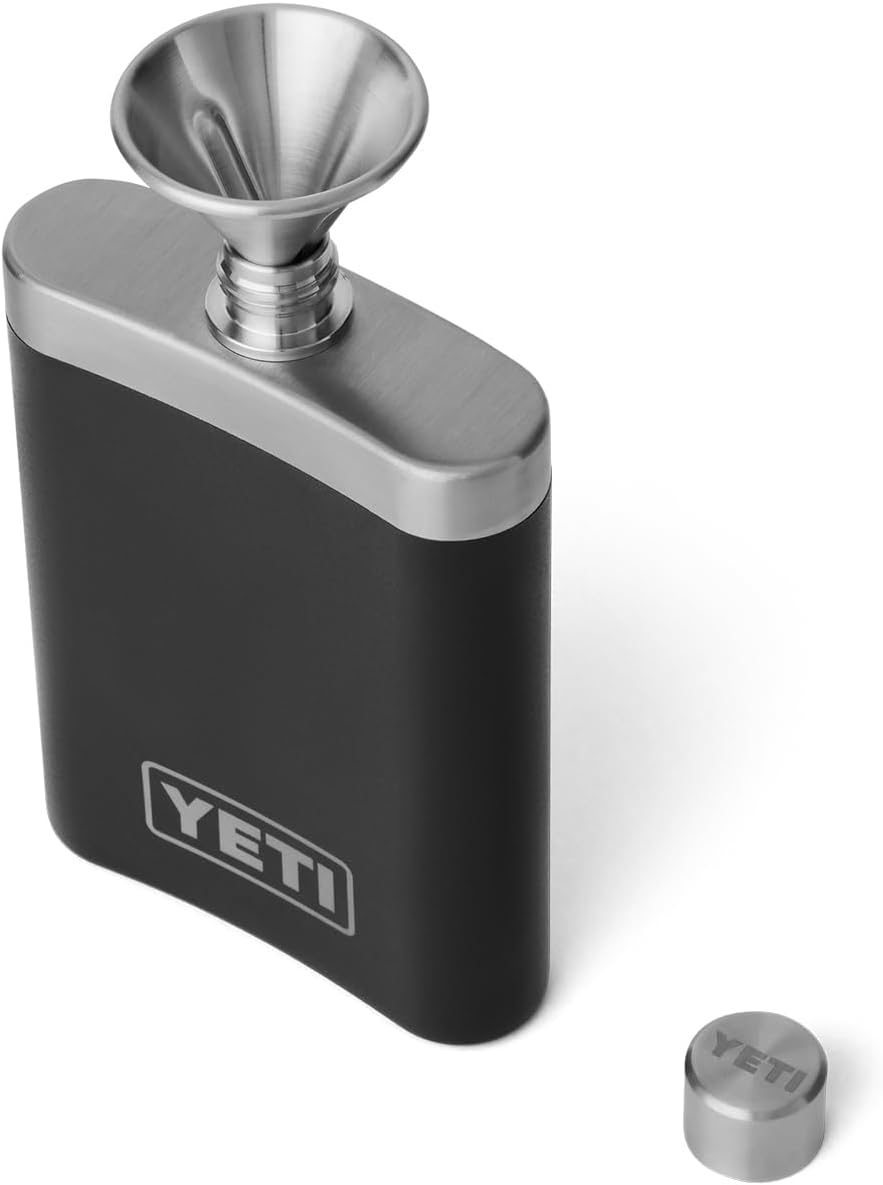 YETI 7oz Black Flask